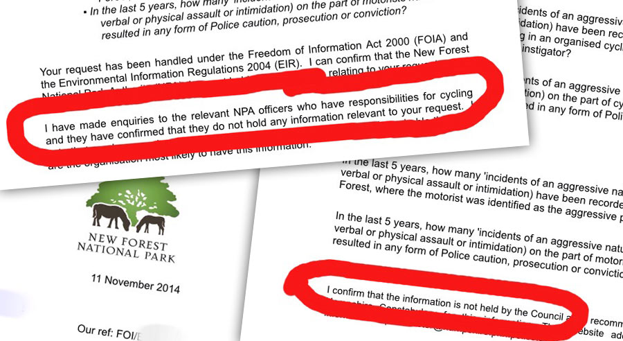 New Forest National Park FOI